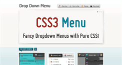 Desktop Screenshot of drop-down-menu.com
